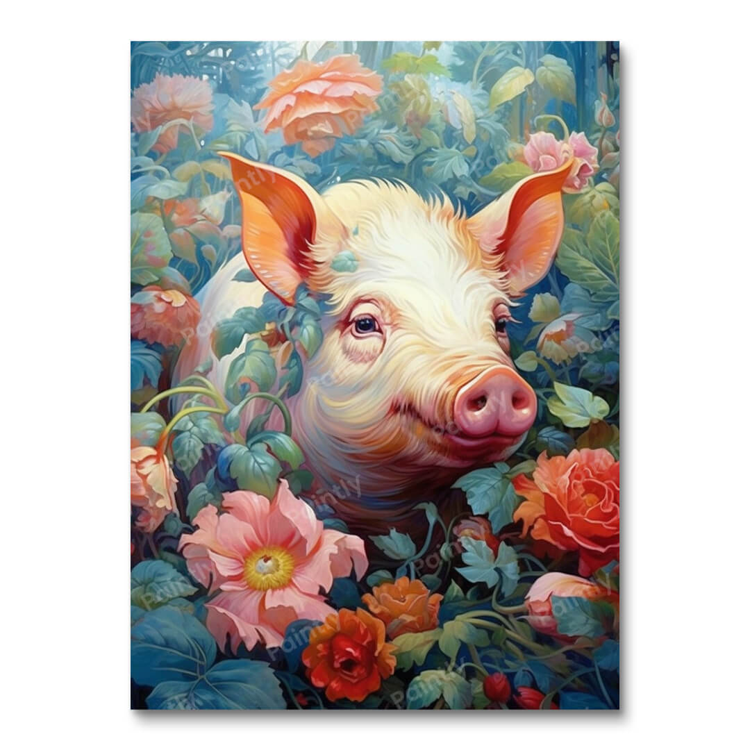 Floral Pig