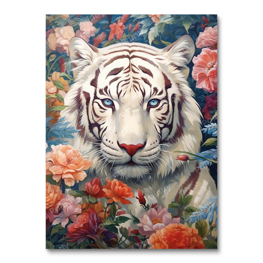 Floral White Tiger