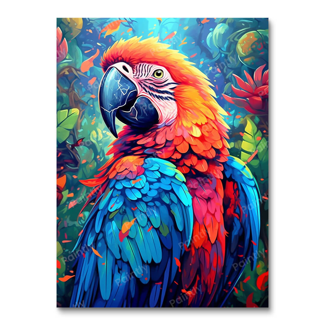 Vibrant Macaw