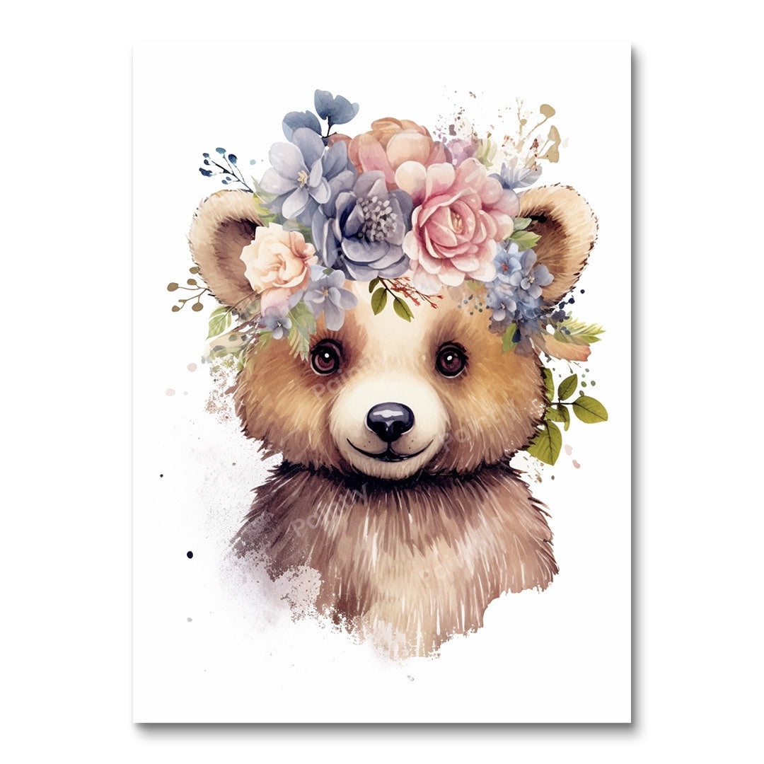 Floral Teddy Bliss