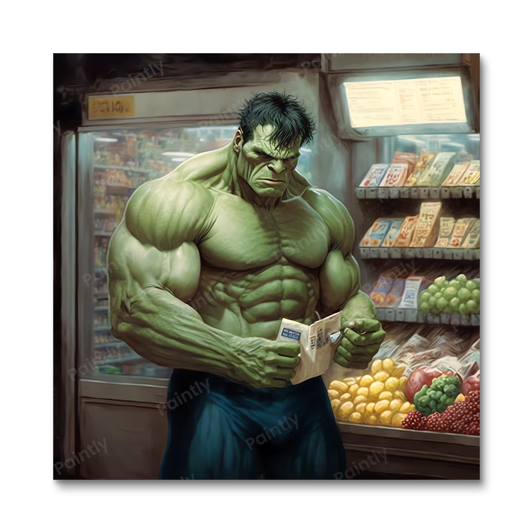 The Hulk Grocery Shopping
