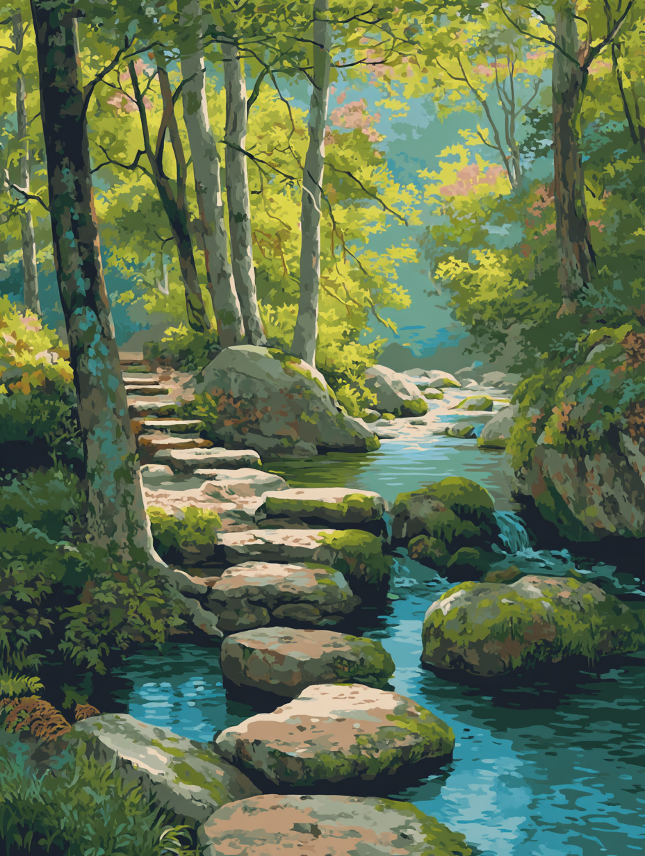 Gentle River Forest Walk