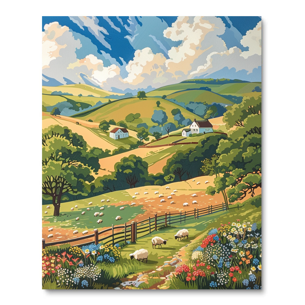 Idyllic Country Lane