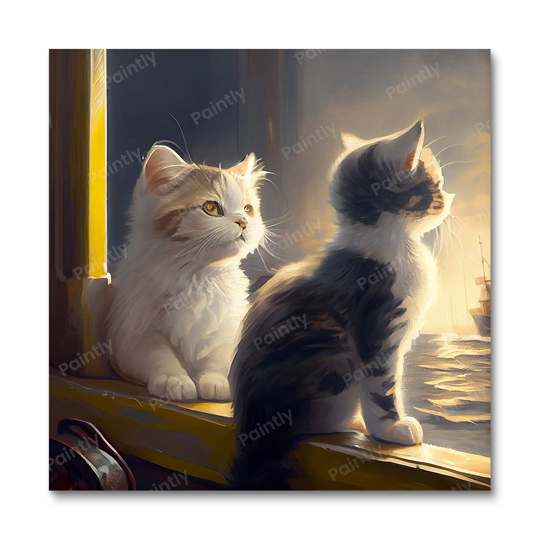 Dramatic Kittens I by Sage Patel