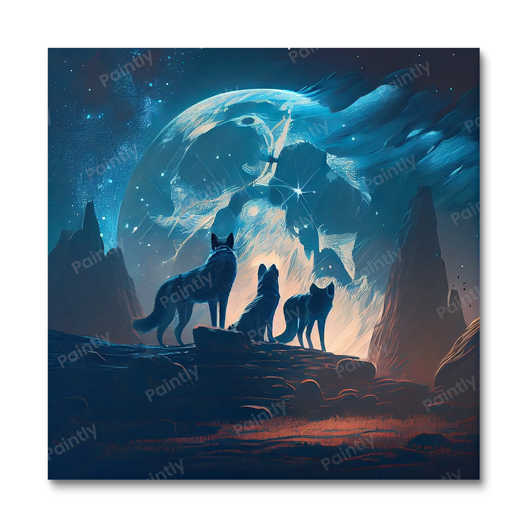 Wolves in the Moonlight IV