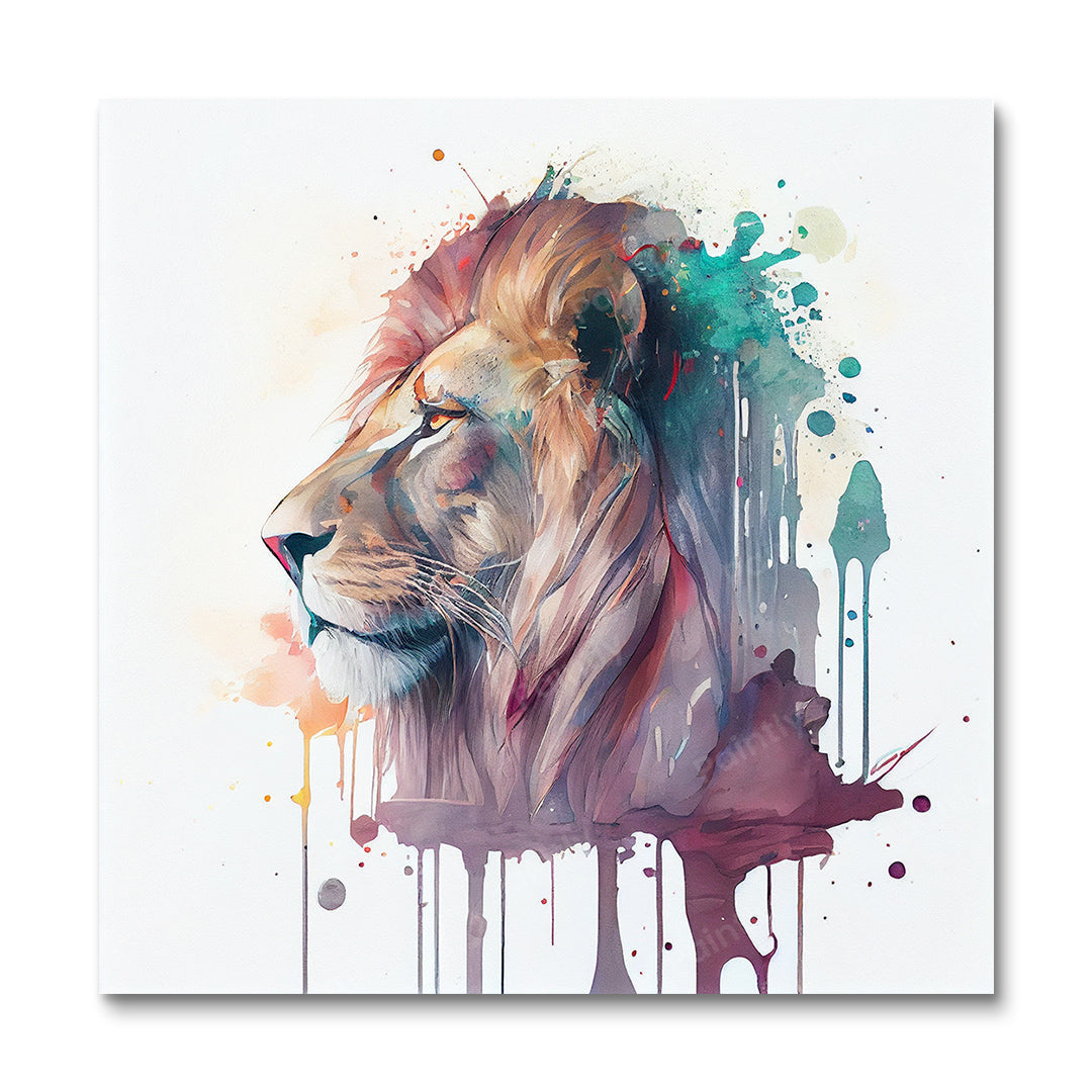 Paint Splash Lion II by Avery
