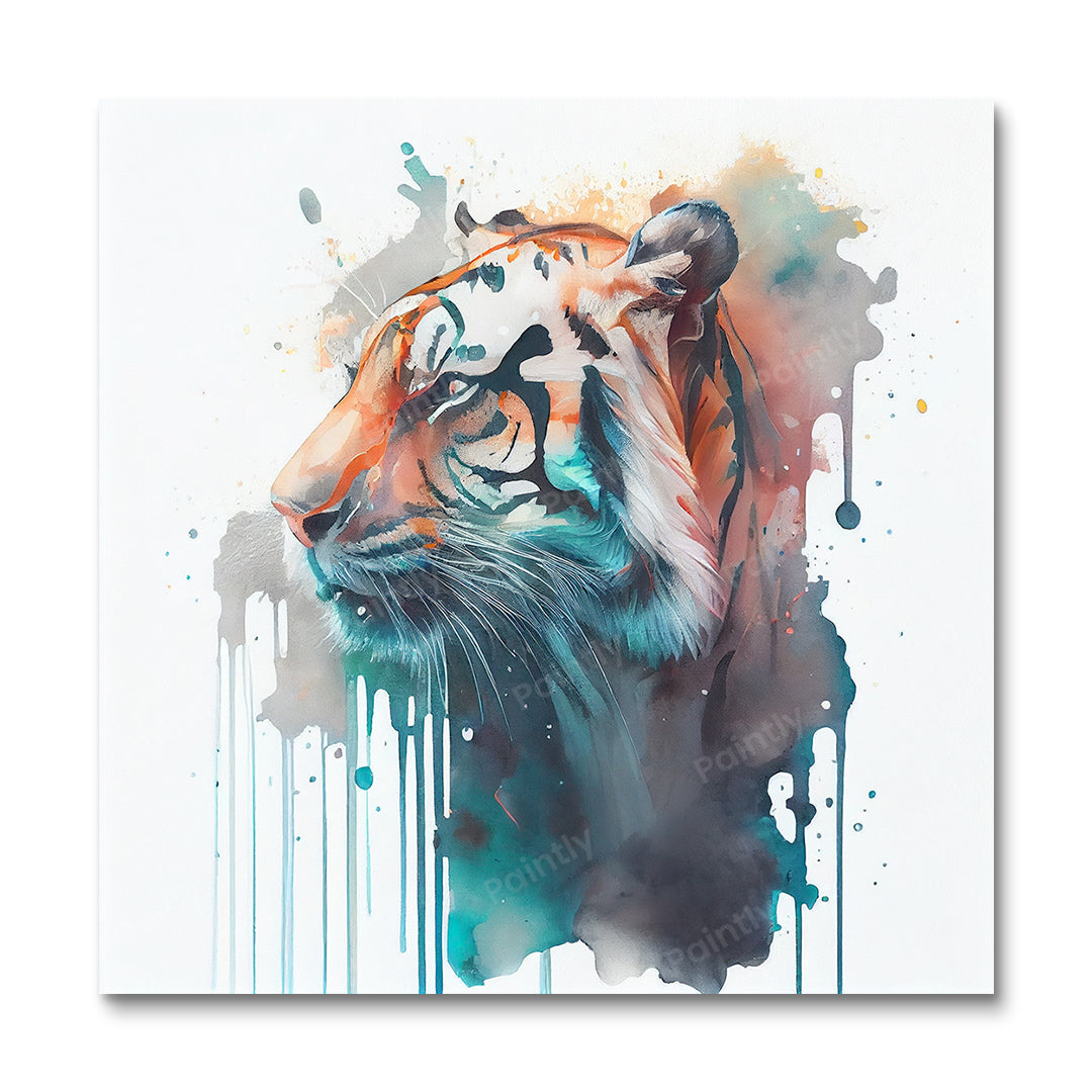 Paint Splash Tiger II by Avery