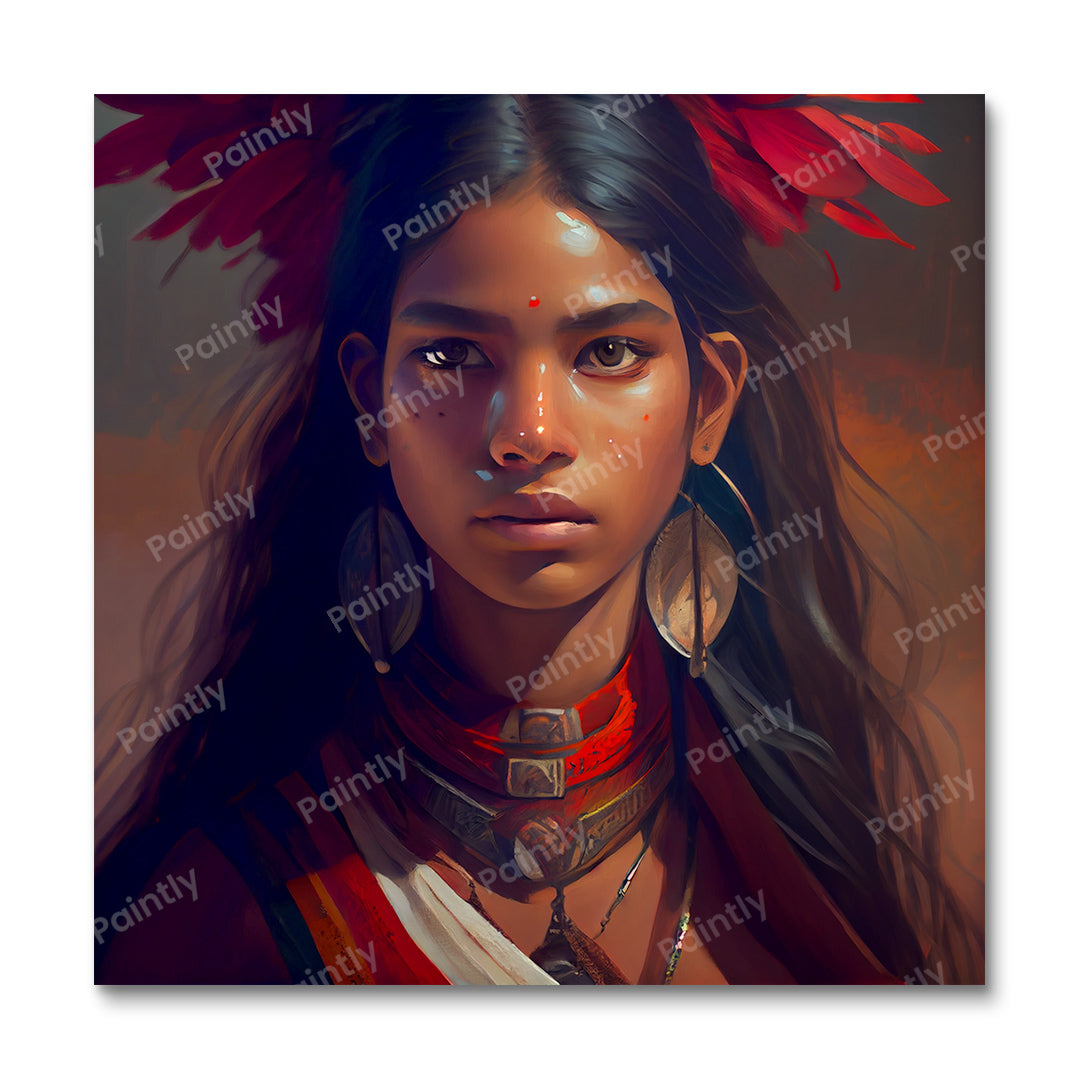 Red Indian Beauty