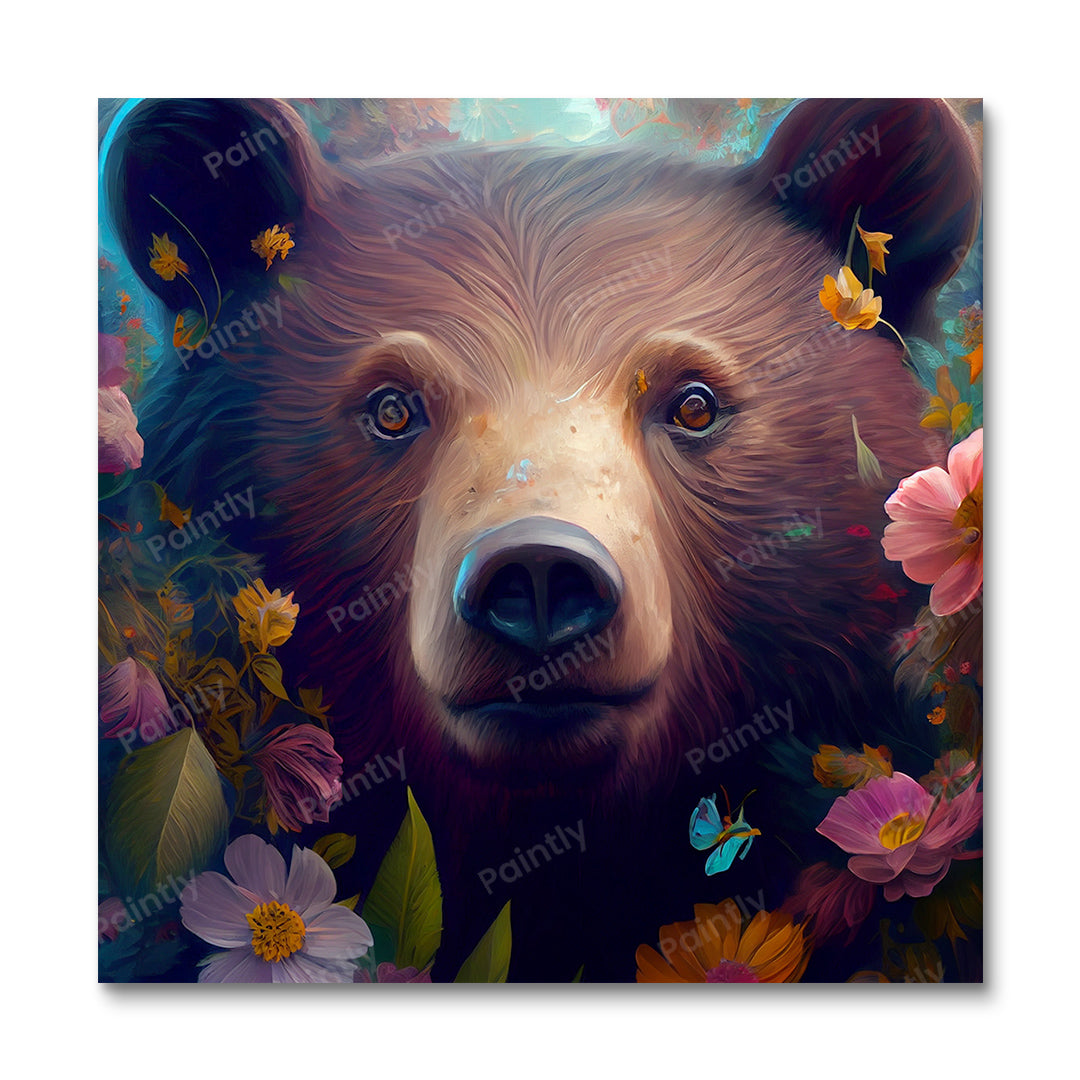 Floral Bear I by Kian