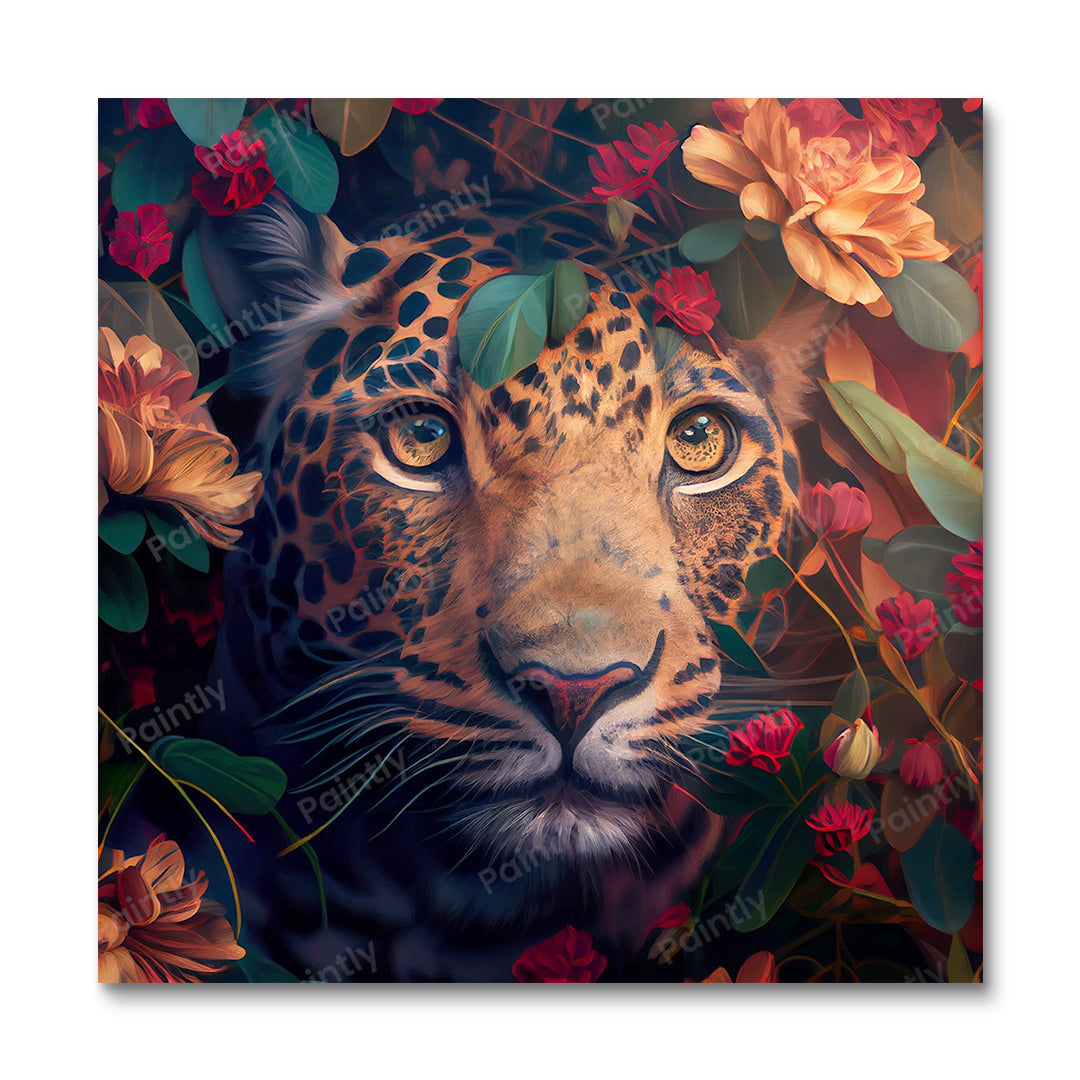 Floral Leopard II by Kian