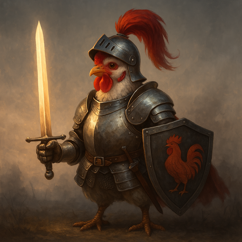 Knight Chicken Defender