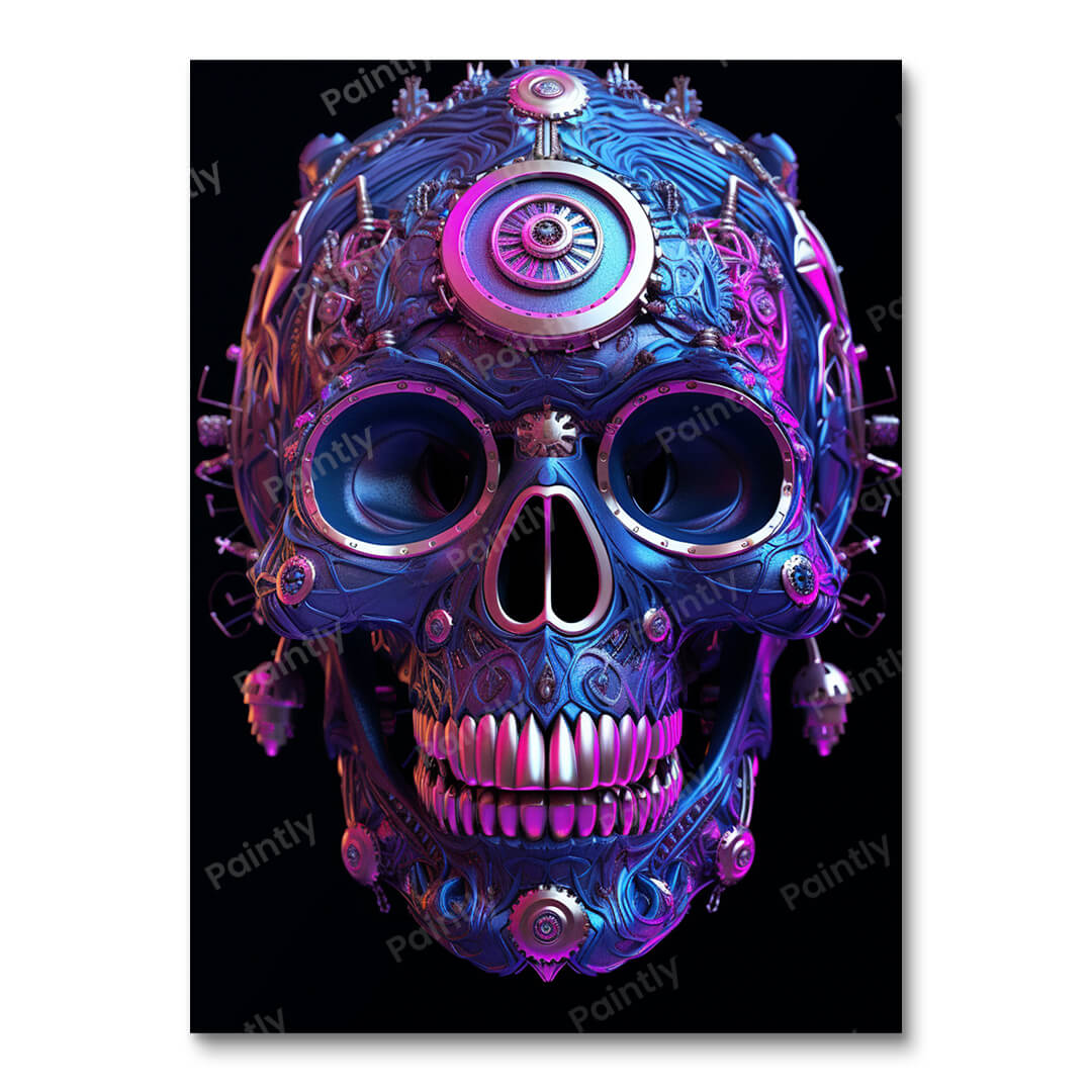 Neon Skull