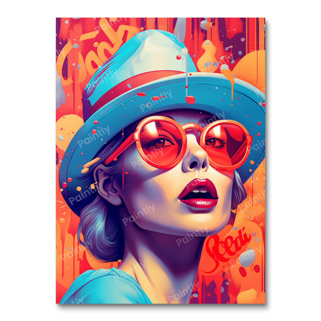Pop Art Girl in Shades III