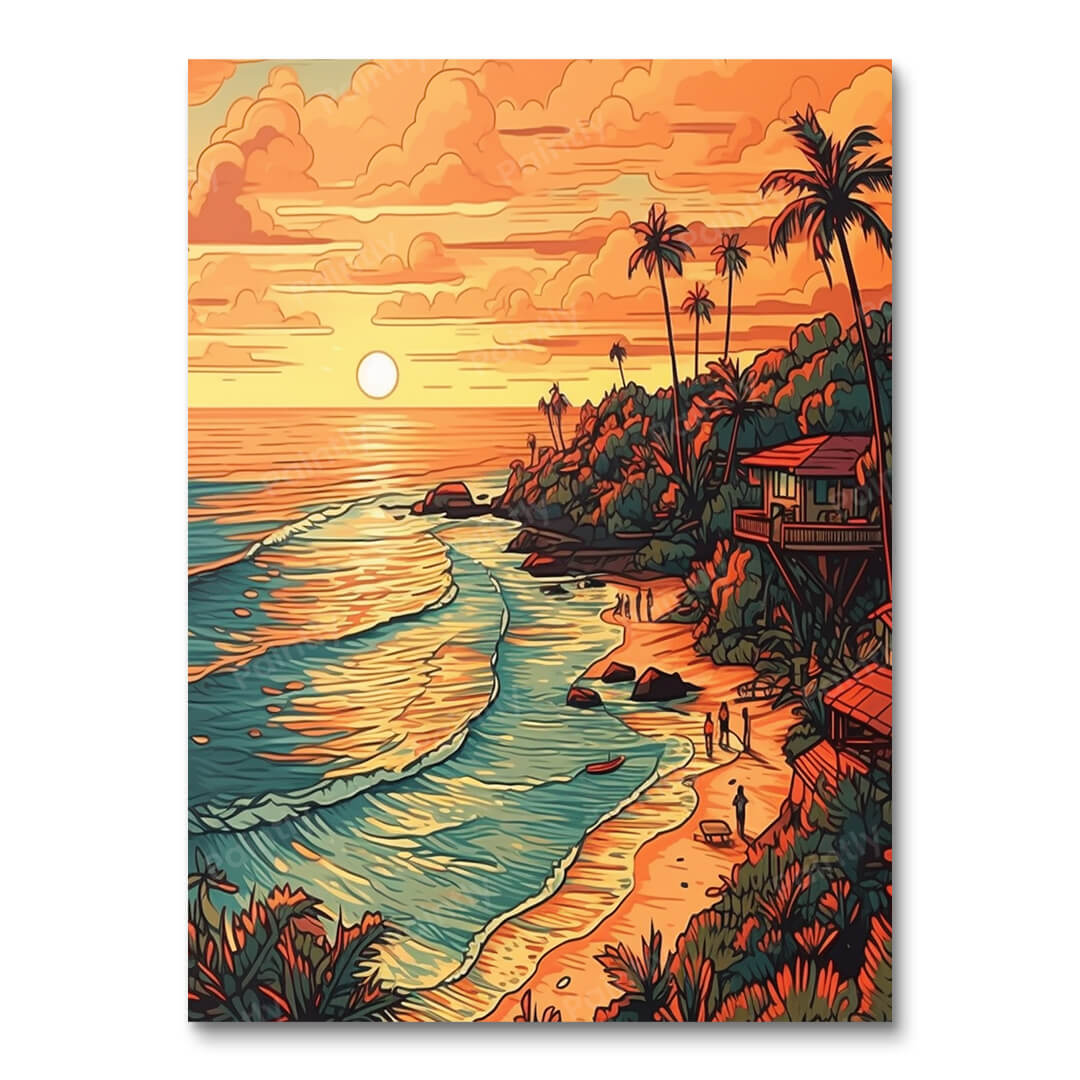 Sunset Shorelines