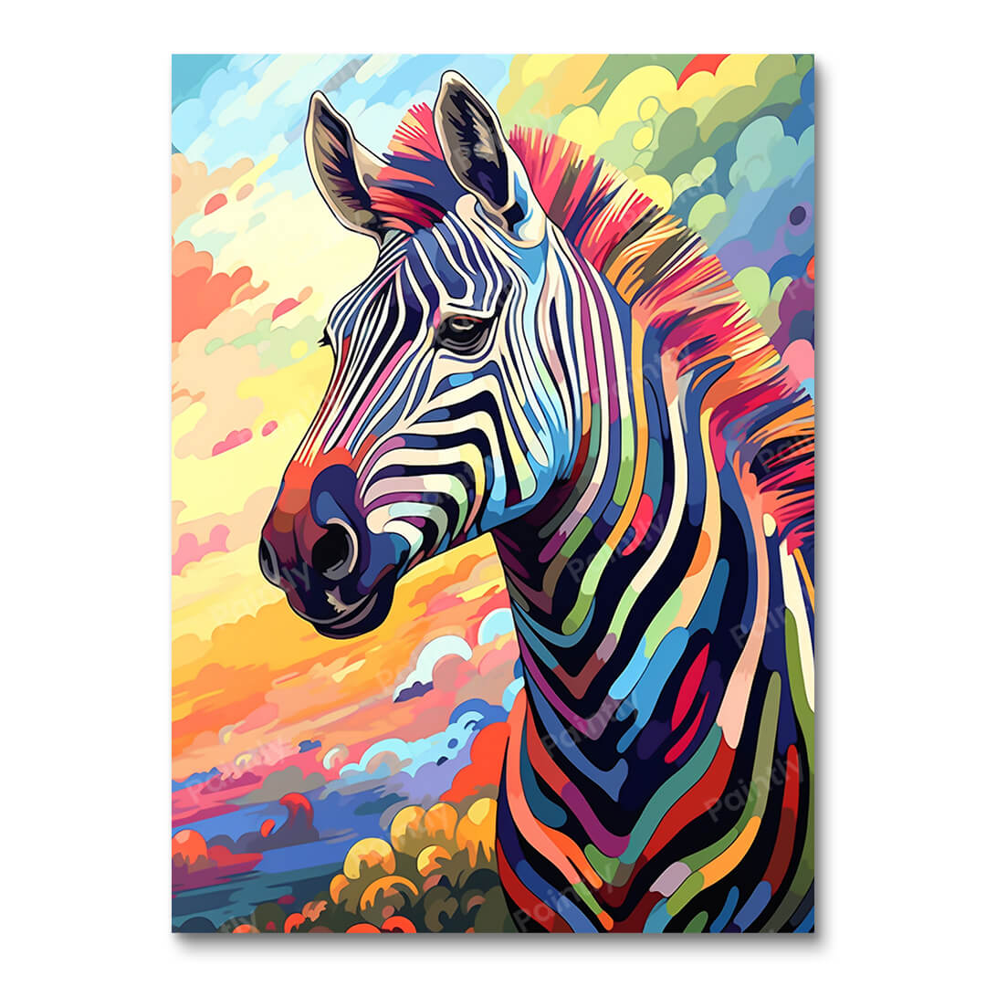 Psychedelic Zebra II