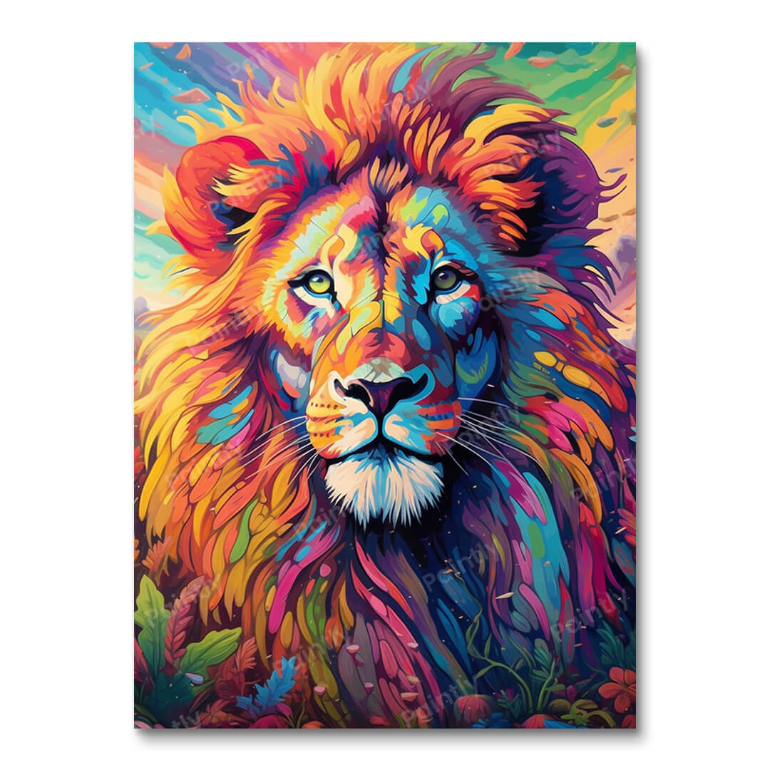 Psychedelic Lion VI