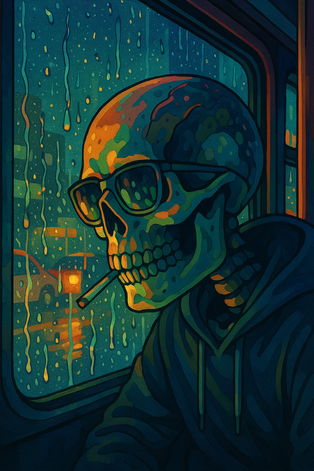 Skull on the Late Train