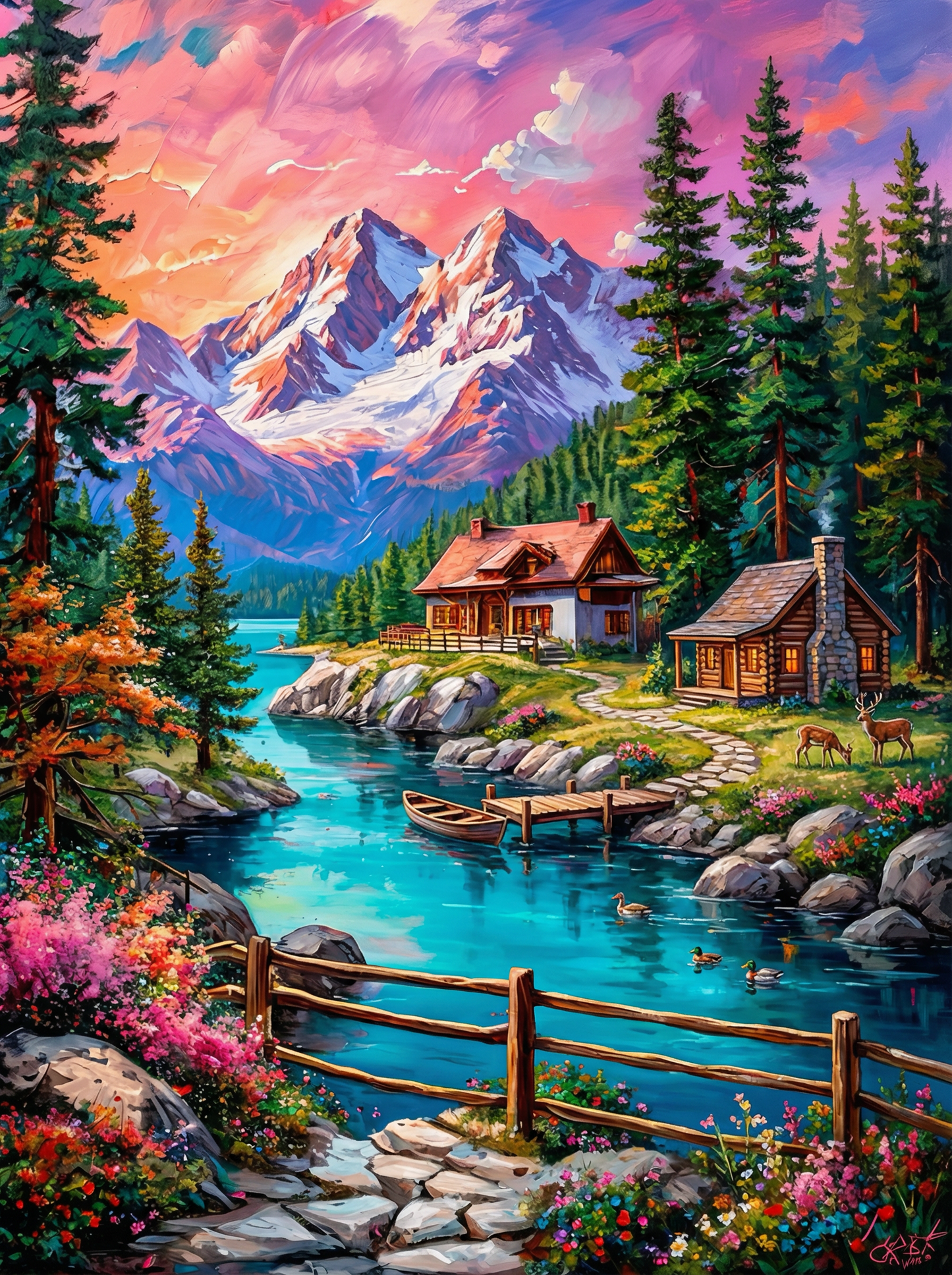 Alpine Cabin Glow