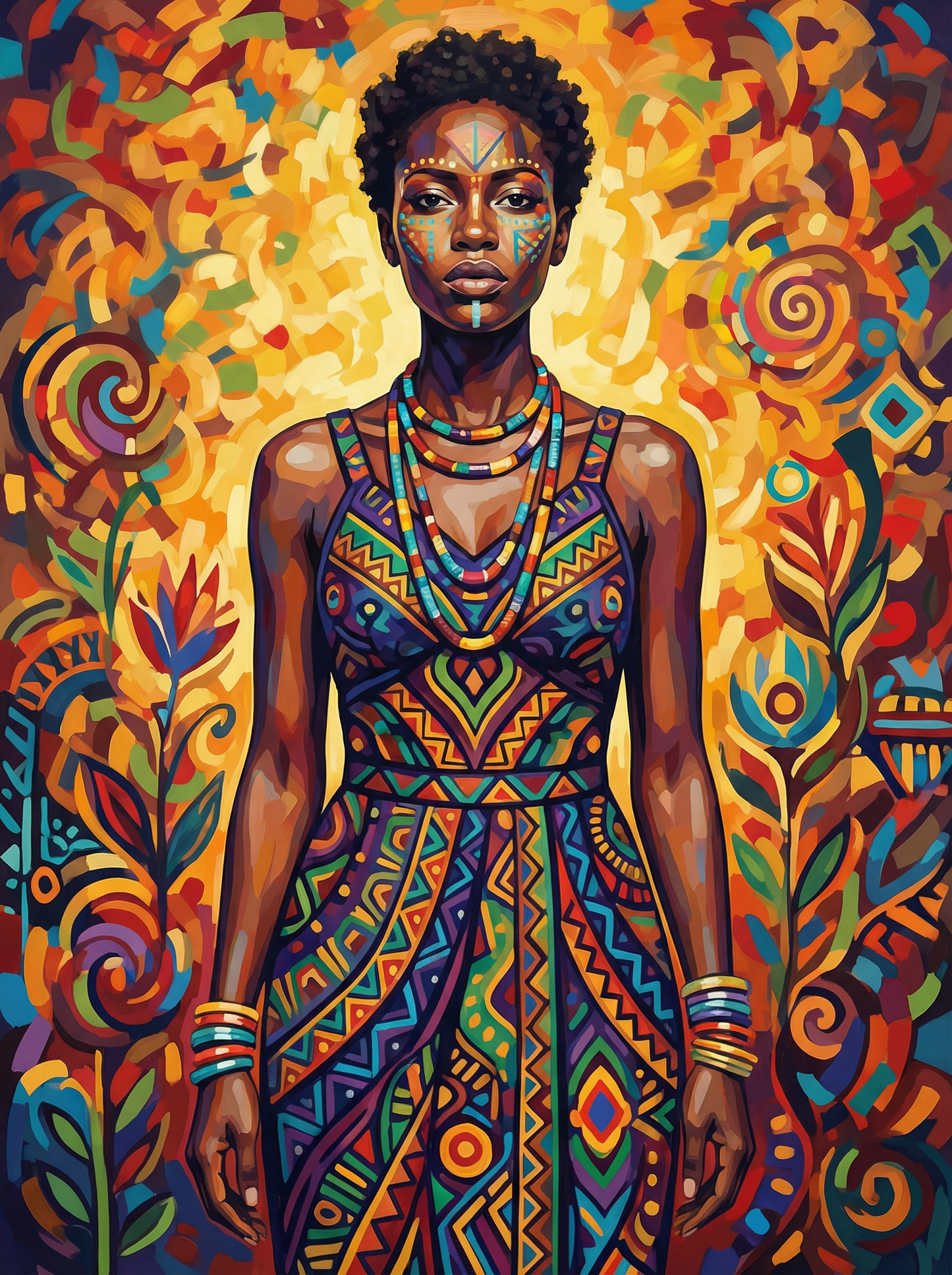 Tribal Sun Goddess