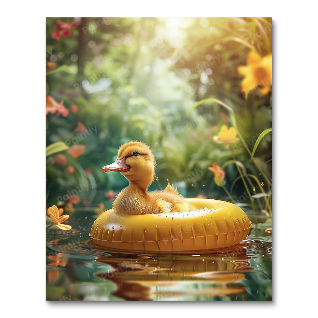 Duckling Learning to Swim