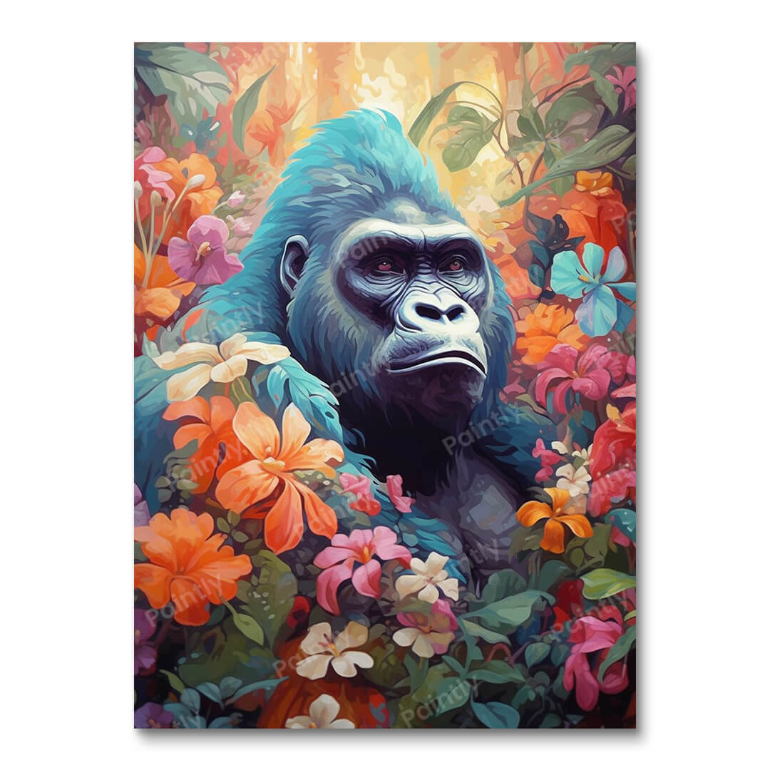 Floral Majesty Gorilla
