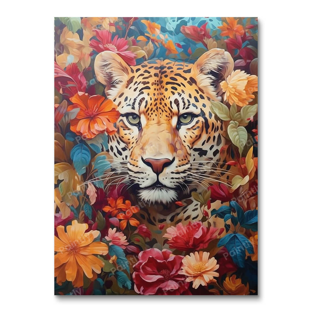 Floral Leopard