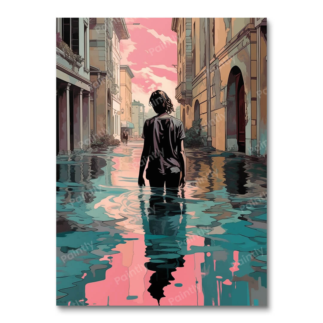 Pink Layers of a Girl