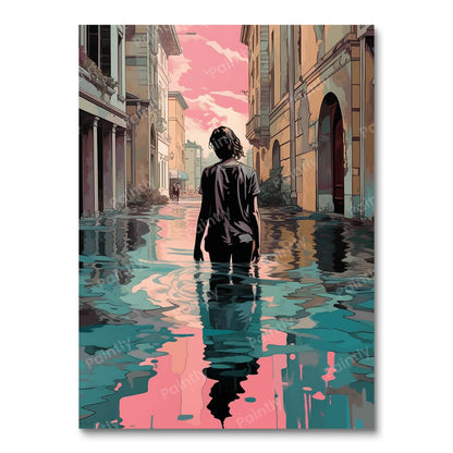 Pink Layers of a Girl