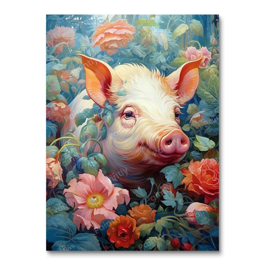 Floral Pig