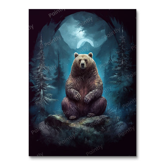 A Bear's Nighttime Watch