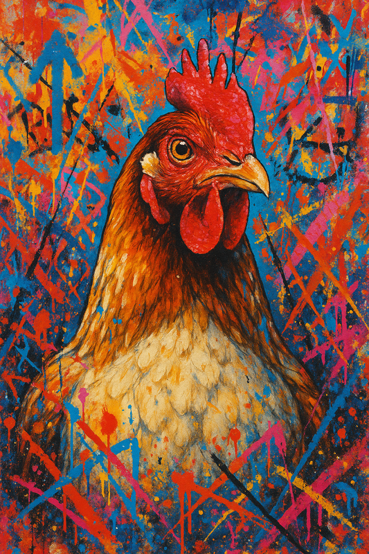 Urban Graffiti Chicken I