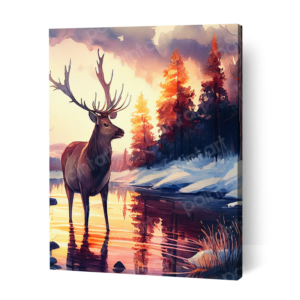 Deer by the River I