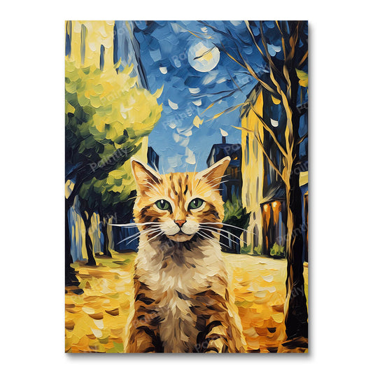 Starry Night Cat