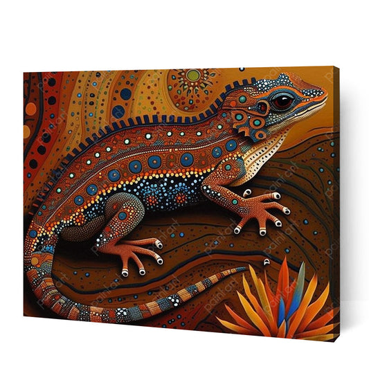 Aboriginal Art Lizard