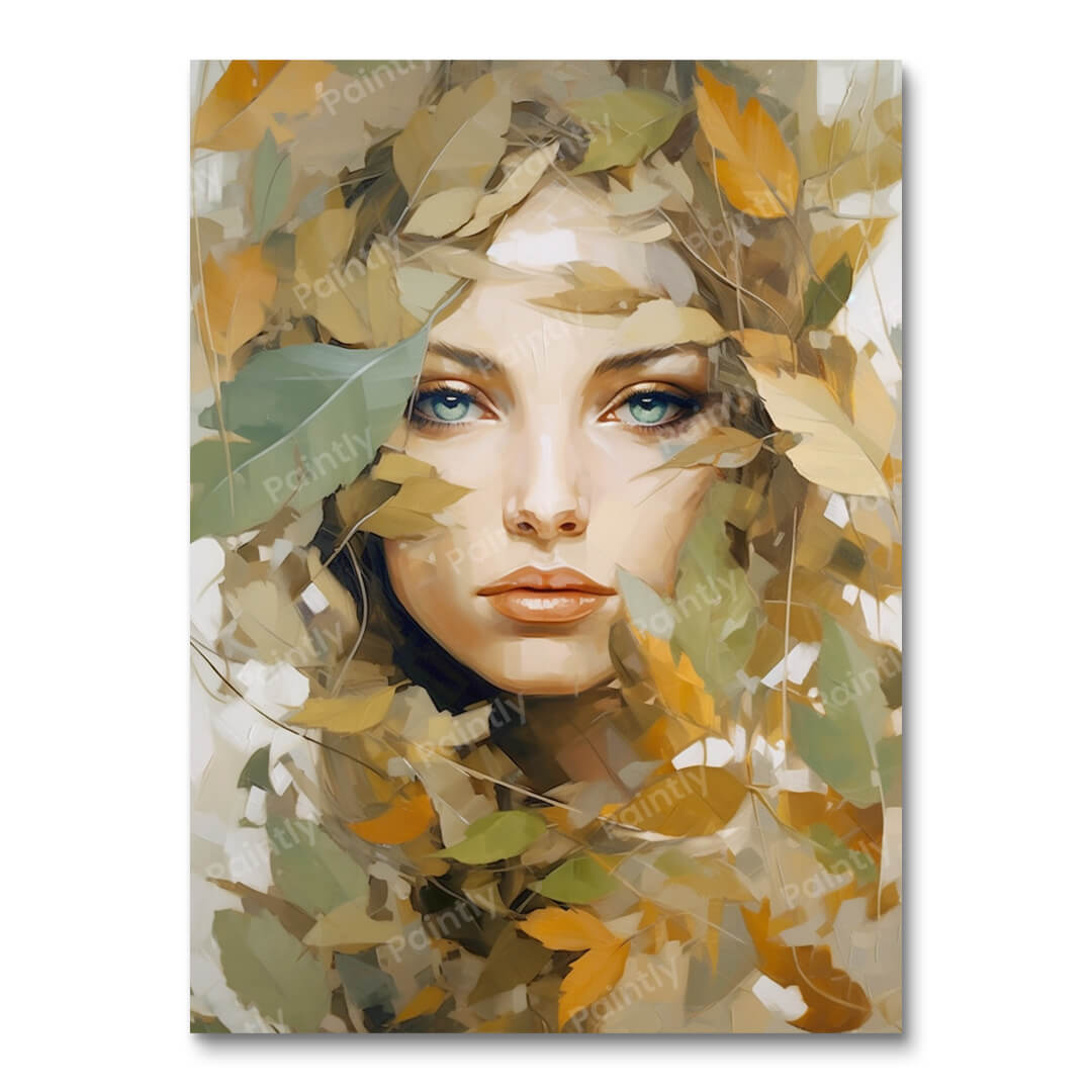 Glossy Greenery Flora Face