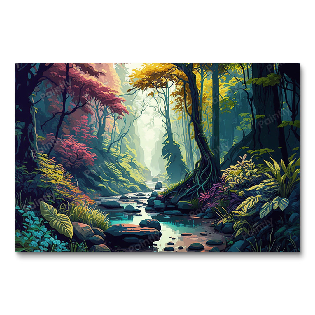 Tranquil Misty Jungle Hideaway