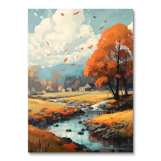 Golden Fall Landscape