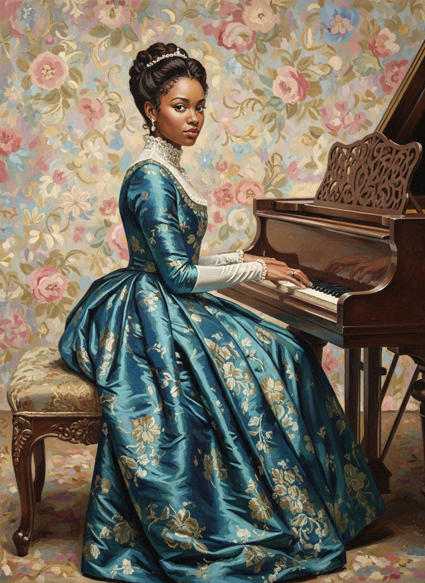 Pianist in Blue