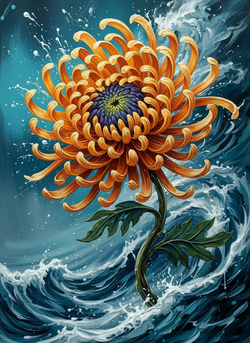 Chrysanthemum and the Sea