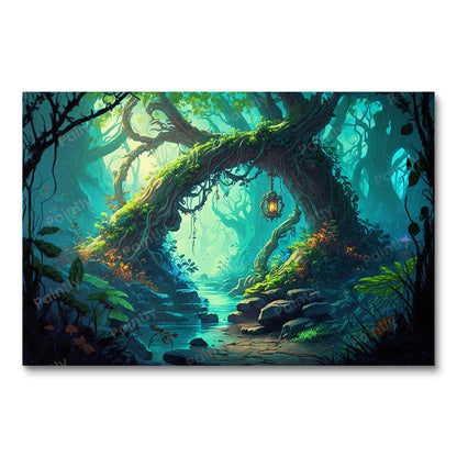 Misty Forest Stream Trail