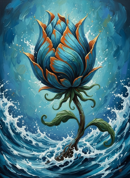 Blue Lotus Rising