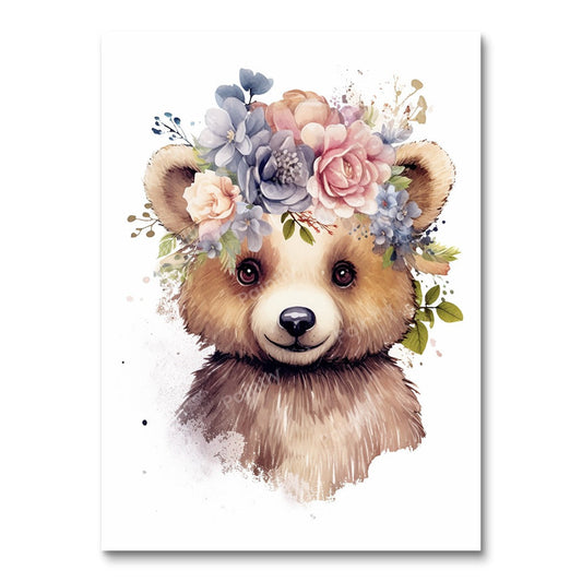 Floral Teddy Bliss