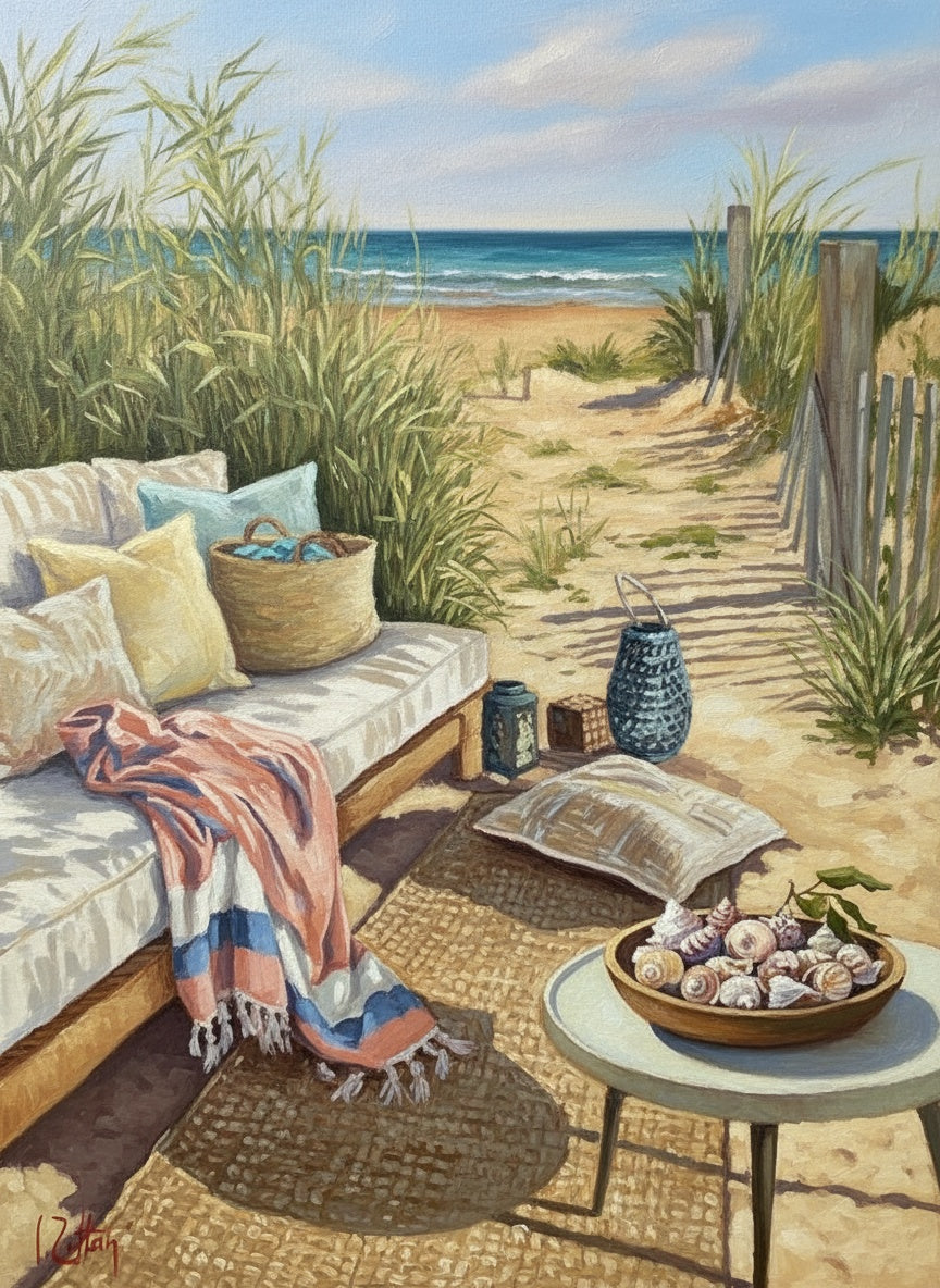 Coastal Lounge Scene