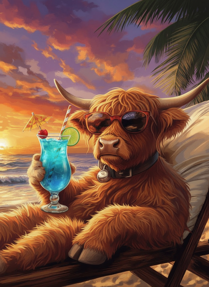 Moojito Hour Highland Cow