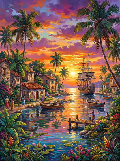 Tropical Sunset Harbor Village