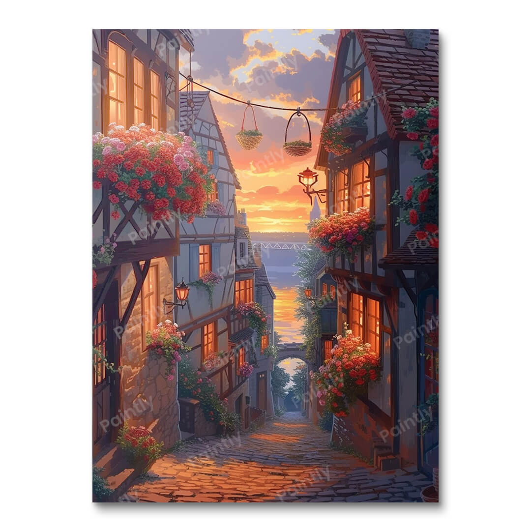 Blossom Twilight Streets