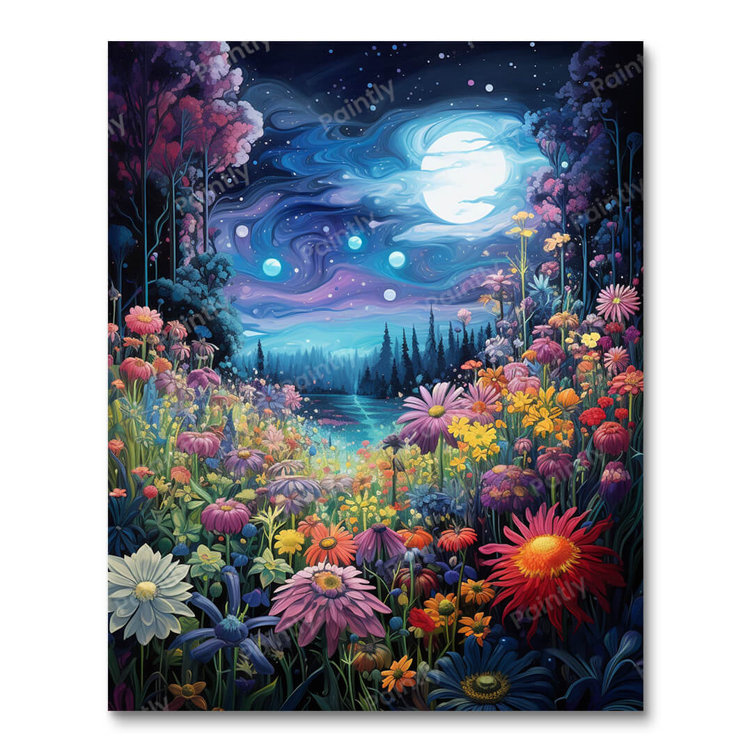 Cosmic Flower Garden