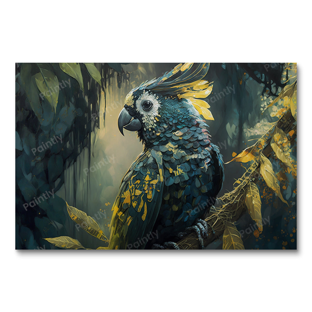 Matte Black Cockatoo VI