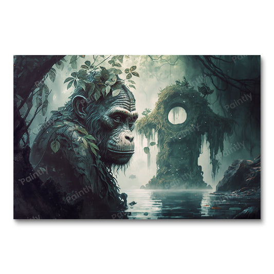 Chimp Contemplation by Lexas