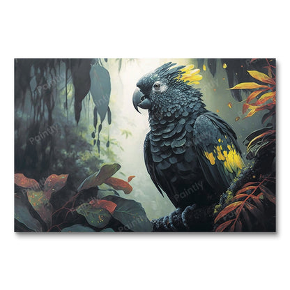 Matte Black Cockatoo XIV